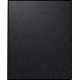 rido/idé Book Calendar (2025), 2 Pages = 1 Week, 208 × 258 mm, 152 Pages, Balacron Cover, Black