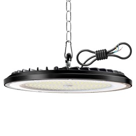 1 Pack 100W UFO Workshop Lamp LED, 12500LM 6000K Super Bright LED Workshop Ceiling Light, IP65 Waterproof Workshop Light, LED Lamp Workshop for Hall Lighting, Workshop Lighting, Factories