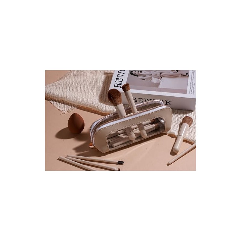 BS-MALL Juego de 14 brochas de maquillaje con 1 esponja: