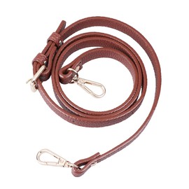 Gatuida Adjustable Pu Bag Strap Strap for Women and Comfortable for Messenger Travel Gym and Briefcases Coffee Golden Buckle