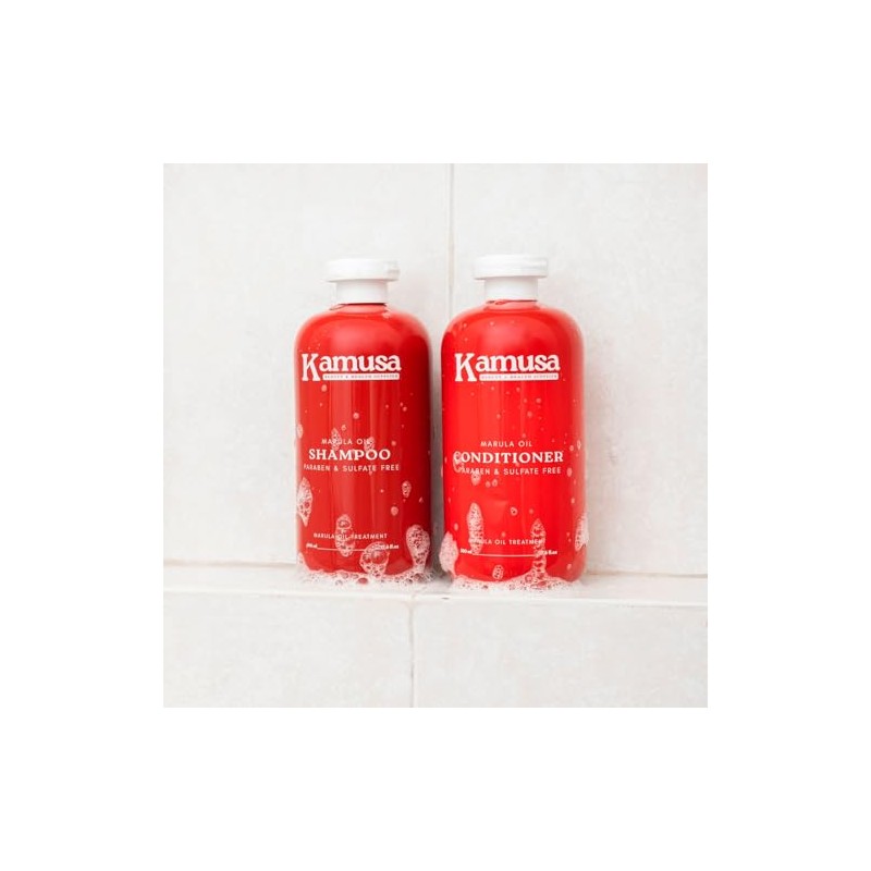 Kamusa Acondicionador de Marula Sin Sulfatos ni Parabenos, Reparador 500ml