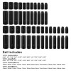 Focus tool 50PCS 1/4" Drive Master Impact Socket Set 6-Point