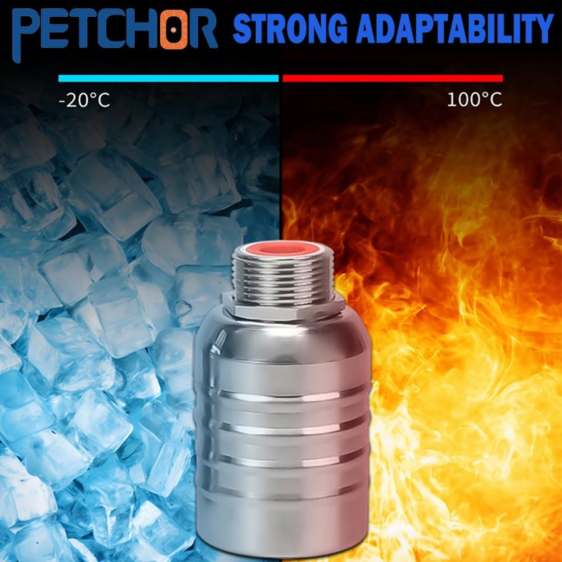 PETCHOR Automatic Water Level Control Float Valve, 304 Stainless Steel