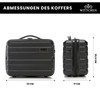 WITTCHEN Comodo Line Cosmetic Case, black, Cosmetic case