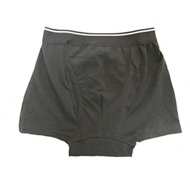 Bedwetting Bye-bye Boxer Shorts with Padded Pocket (Pads Sold Separately), black