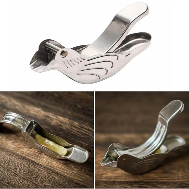 Lemon Squeezer Stainless Steel Lemon Wedge Squeezer Manual Lemon Juicer