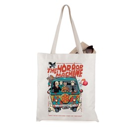 WCGXKO Horror Movie Inspired Tote Bag Series Killers Gift Scary Movie Merch for Horror Movie Lover (Machine Tote CA)