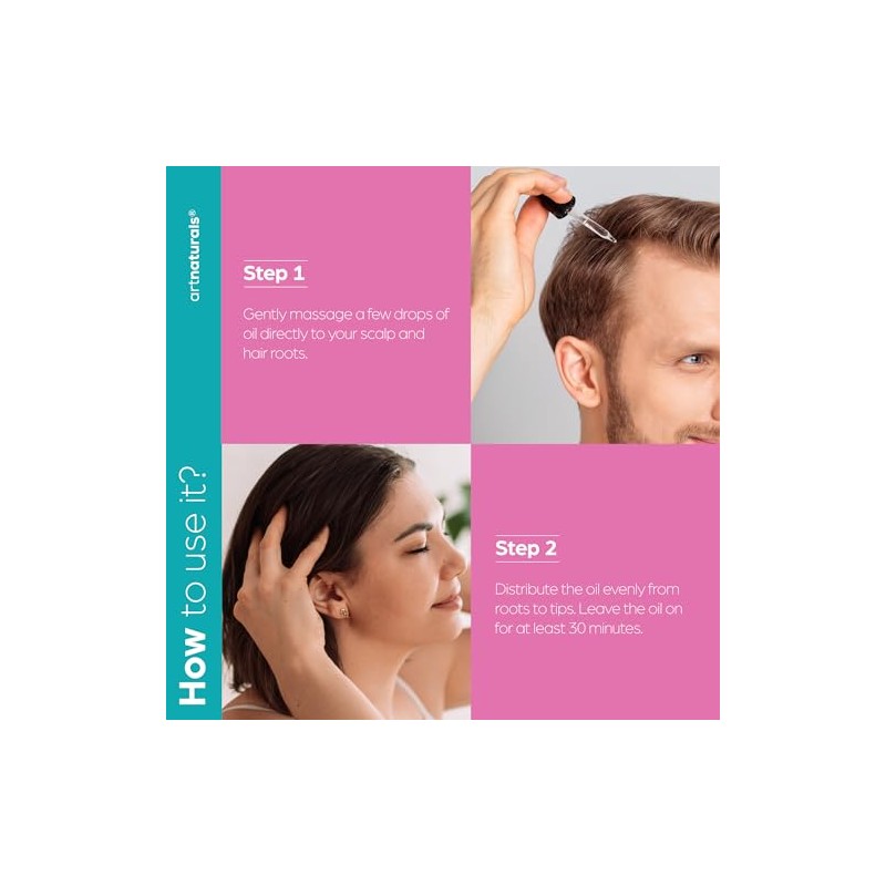 ArtNaturals Kit de Crecimiento del Cabello, Biotina y Aceite de