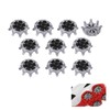 Golf Spikes Replacements 10Pcs Training Parts Black Golf Shoe Spikes