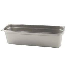 GVK ECO GN Gastronorm Container 2/4 150 mm Deep Stainless Steel
