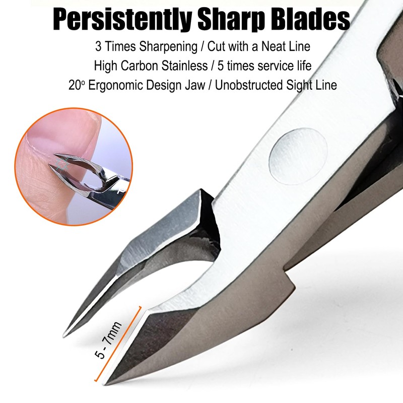 LePinko Professional Cuticle Trimmer kit, Super Sharp Dead Skin Clipper,