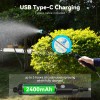 TOOVEM Electric Garden Sprayer Battery Powered Watering Wand w/ 10ft