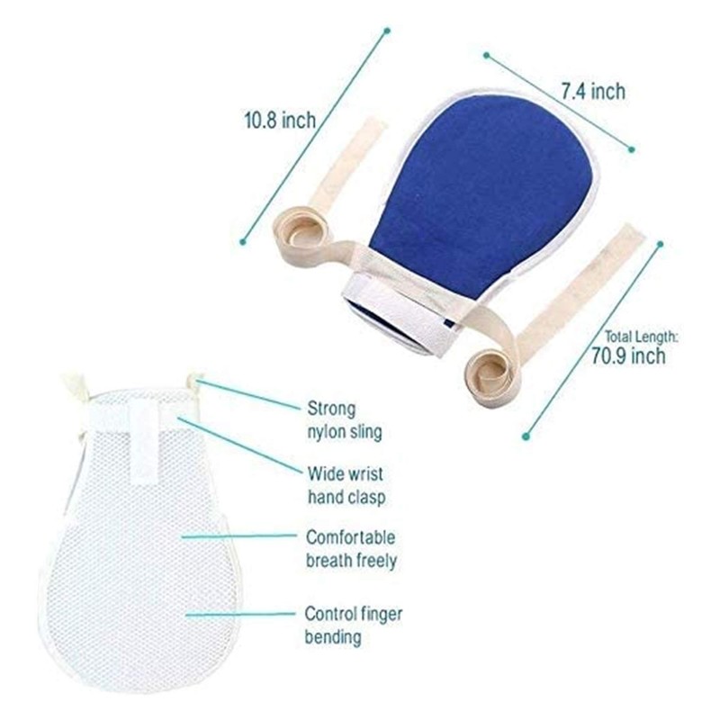 FGUD Safety Control Mitts,Dementia Gloves Hand Infection Protectors Mitts Finger