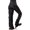 Rod's Premium Black Ultrasuede Chaps W/Stretch Panel, Black, Large Extra