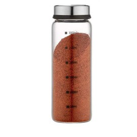 Salt and Pepper Shakers with Adjustable Pouring Holes, Spice Container for Salt and Pepper for Kitchen, Dining Table, Guest Tables in Restaurant, Cafe or Bistro, 300 ml