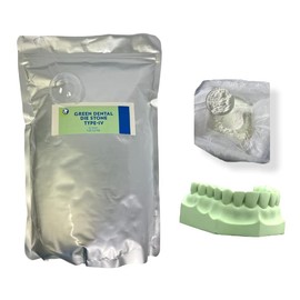 5 LB. Dental Lab Stone Type IV Green Gypsum Type - All Purpose Strong Compound - 5 Pound Sealable Bag with Plastic Scoop Included - Used in Dental Laboratory, Jewelers, Arts and Crafts