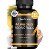 Nuboost 80 billones de probiticos 120 Caps con 10 cepas diferentes - Lactobacillus - Probioticos y Lactobacilos - 80 billion probiotics Hecho en USA  