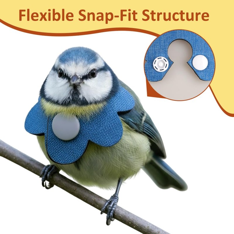 MiOYOOW 5PCS Bird Cone Collars, Parrot Anti-bite Collar Bird Recovery