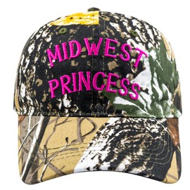 TNSWODS Midwest Princess Hat - Midwest Princess Camo Embroidered Hat ，Country Hat for Women Chappell Roan Camouflage Hat