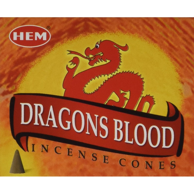 Hem Dragon’s Blood Incense Cones – Case of 12 Boxes