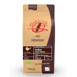India Organic Yellikodige Estate AA (100% Arabica, Top Coffee) Whole Bean (1 kg)