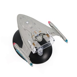 Star Trek Warp Delta Starship Replica | Die-Cast & ABS Plastic | Tabletop Display Model | Gray