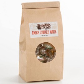 Lehman's Amish Church Mints, 8 ounce bag, Peppermint, USA Made