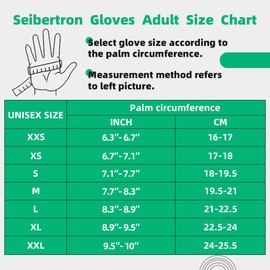 Seibertron T.T.F.I.G 2.0 Men's Tactical Military Gloves Flexible Rubber Knuckle Protective for Combat Hunting Hiking Airsoft Paintball Motorcycle Motorbike Riding Outdoor Gloves Black S