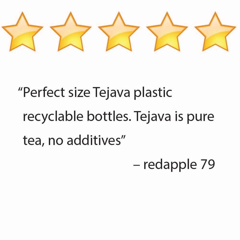 Tejava Unsweetened Peach Iced Tea, 16.9 Ounce PET Bottles, Natural,