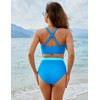 Blooming Jelly Women's High Waisted Bikini Sets Tummy Control Swimsuits