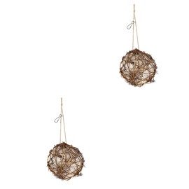Sosoport 2 Pcs Lightweight Bird Feeding Nest Hanging Bird Feeding Apparatus Perfect for Garden Decor
