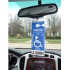 MirorTag Gold - Handicap Placard Holder by JL Safety. A