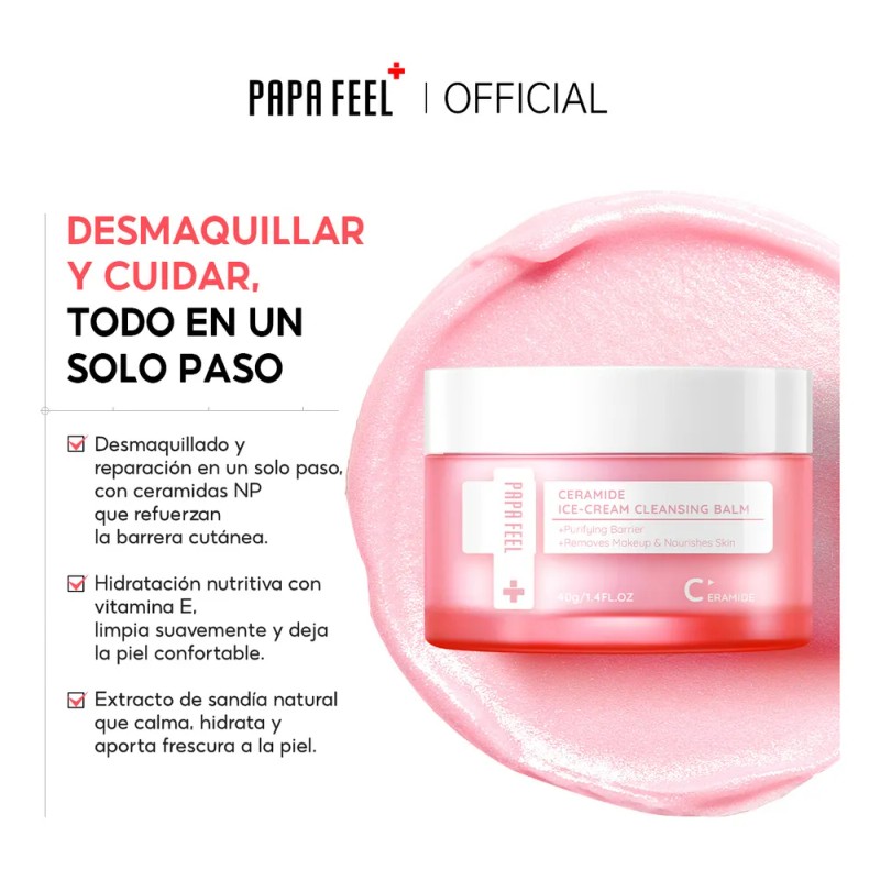 Papa Feel Kit Cuidado Facial Limpieza Profunda Sensible