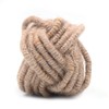 CENPEK Set of 6 Classic Braided Jute Napkin Rings