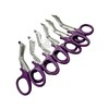 Purple Color - Paramedic Scissors 7.5" Length with One Serrated