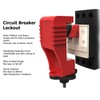 Lock Circuit Breaker Lockout Alloy Serrated Nylon Padlock 25mm Lockhole