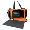 DALIX 17" Duffle Bag Dual Front Mesh Pockets in Orange