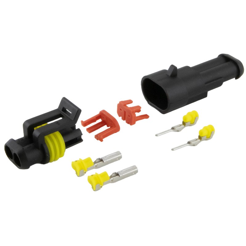 10 x Car Cable Connector 2-Pin Quick Connector IP67 Waterproof