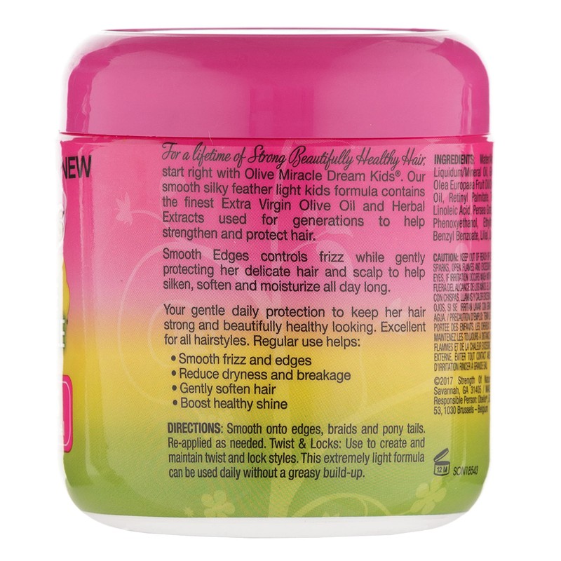 African Pride Dream Kids Olive Miracle Smooth Edges Anti-Frizzy Conditioning