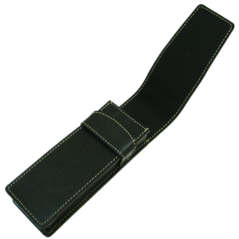 torenda-reza- Cowhide (Embossed) Pen Sheath with 2 Different [Black] TLPS