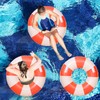 2PCS Large Swimming Pool Tubes Inflatable Pool Floats for Adult