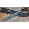 Tattva Tactical 21” Machete Black Medium Size Sawback Full Tang