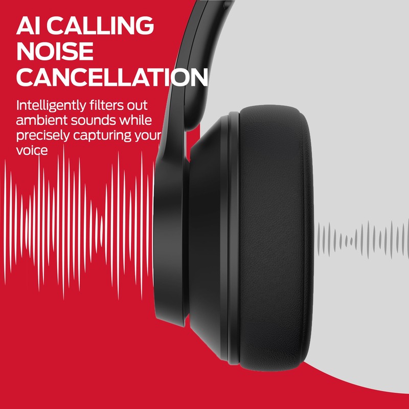 Monster Mission 100 Bluetooth Headphones, On Ear Headphones with Immersive