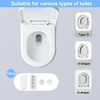 Ruayia Pack of 12 Toilet Seat Buffers, Toilet Seat Bumper