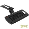 VEVOR Under-Desk Keyboard Tray, Adjustable for Height and Tilt, Slide-Out
