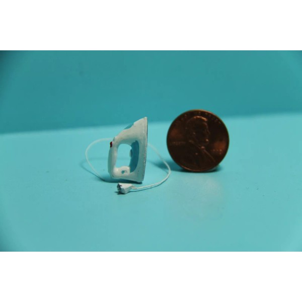 Aztec Dollhouse Miniature Modern Iron with Cord T8482