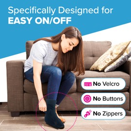 CastCoverz! Walking Boot Cover - USA Stars - Size B - High Top - Fashionable, Protective, and Washable - Bootz! - Made in The USA