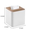 Cretkhp Tissue Box Cover, Modern Square Tissue Box Holder with
