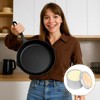 Threlaco 3 Pack 6 oz Cast Iron and Carbon Steel