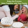 Wbgraceful 4Pcs Bowl Covers, Bread Proofing Cover with 3-4 Inch